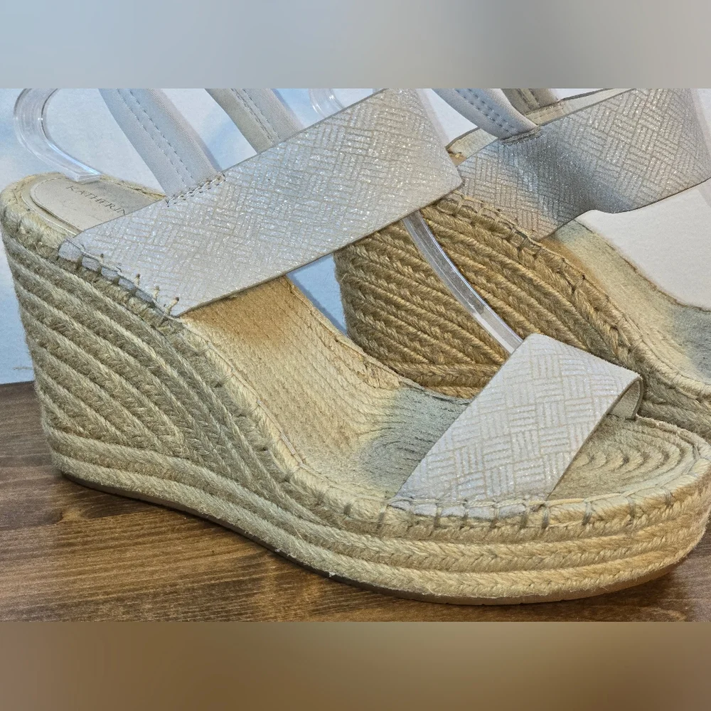 Katherine Kelly Orla Espadrilles Wedges Women's Size 11M